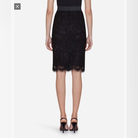 Dolce&Gabbana Lace Pencil Skirt - Picture 1 of 11